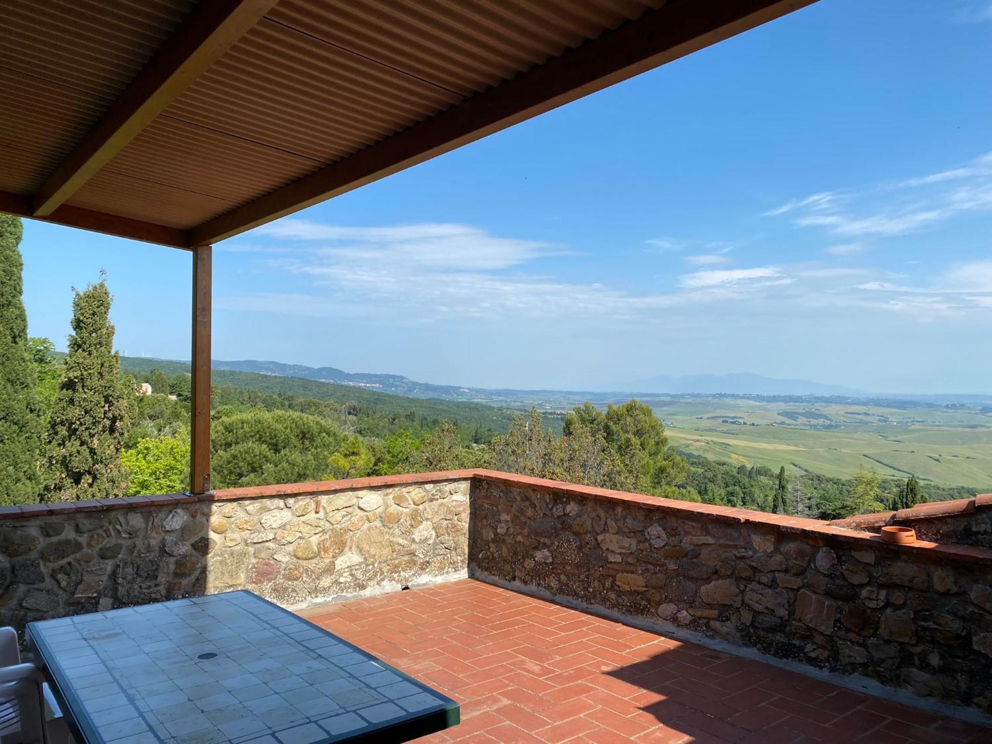 La Ginestra - Terrazza Leilighet Orciatico Eksteriør bilde